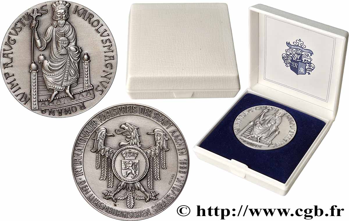 GERMANY Médaille, Charlemagne, Prix international AU