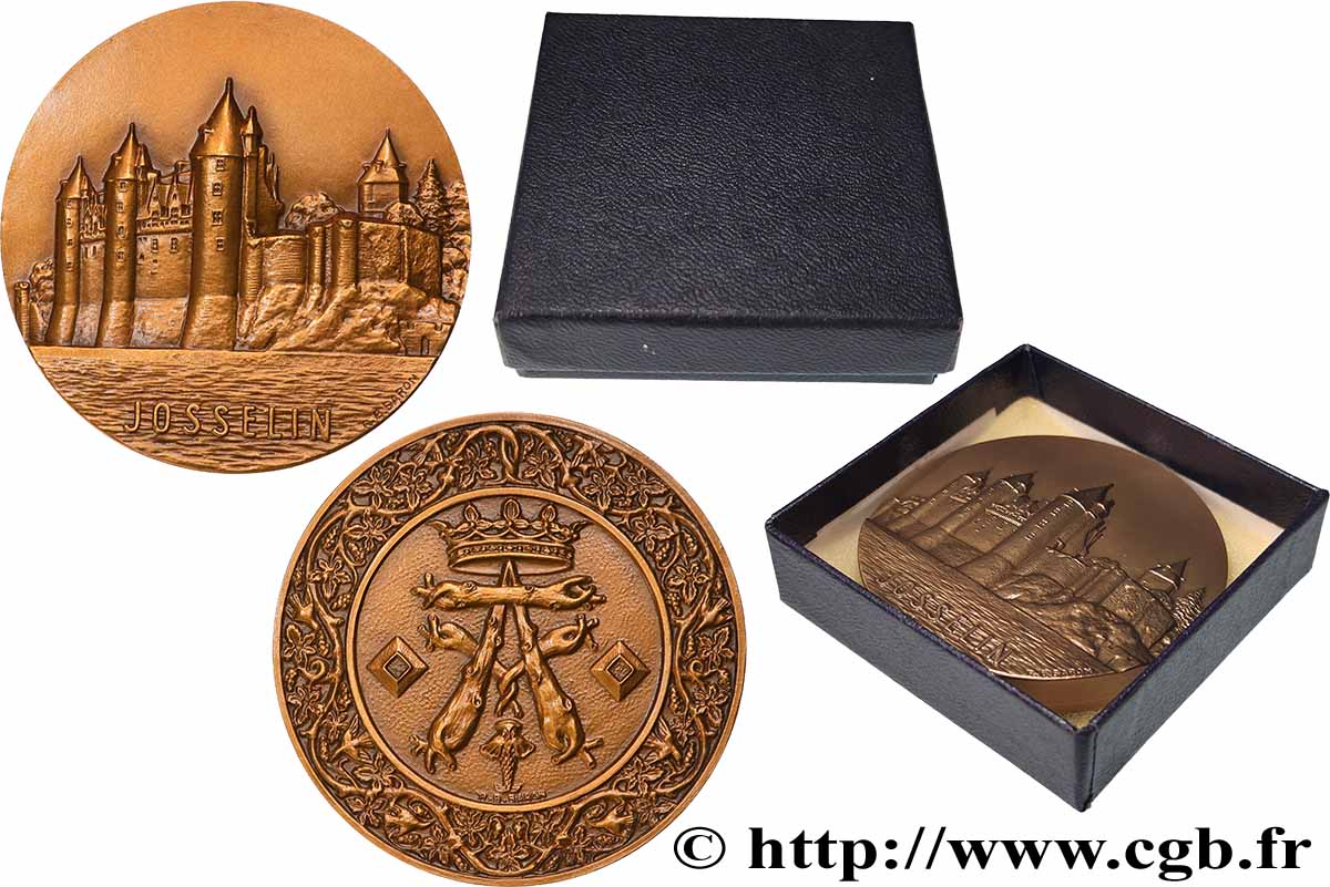 MONUMENTS ET HISTOIRE Médaille, Château de Josselin, refrappe SUP/SUP+