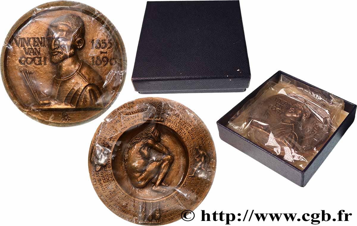 ARTISTES : GRAVEURS, PEINTRES, SCULPTEURS, DESSINATEURS Médaille, Vincent van Gogh, refrappe SPL