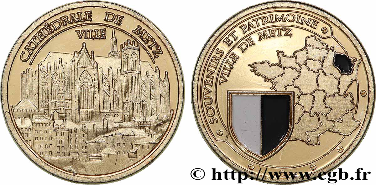 TOURISTIC MEDALS Médaille, Cathédrale de Metz MS