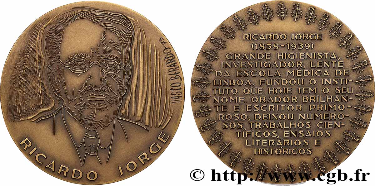 PORTUGAL Médaille, Ricardo Jorge, n°131 AU