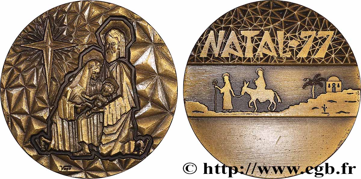PORTUGAL Médaille, Nativité, n°125 SUP