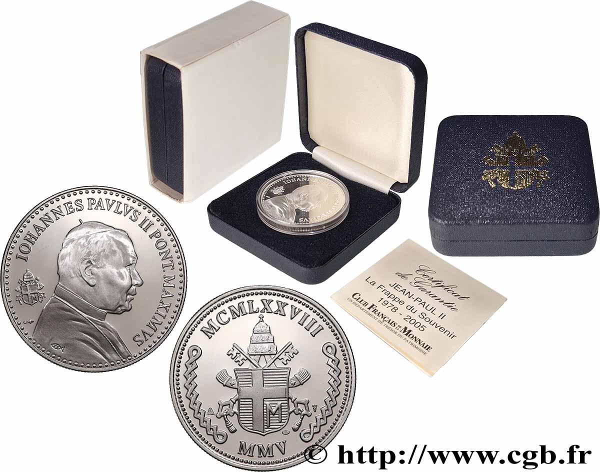 JOHN-PAUL II (Karol Wojtyla) Médaille, Jean Paul II MS