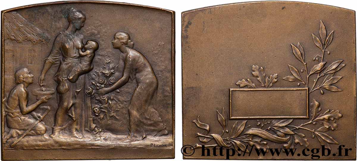 III REPUBLIC Plaquette, Récompense XF