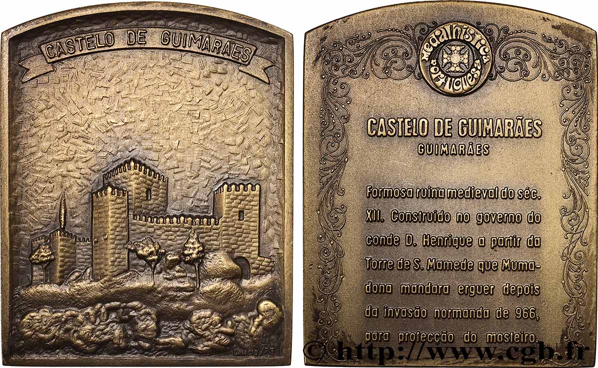 PORTUGAL Plaquette, Château de Guimaraes AU