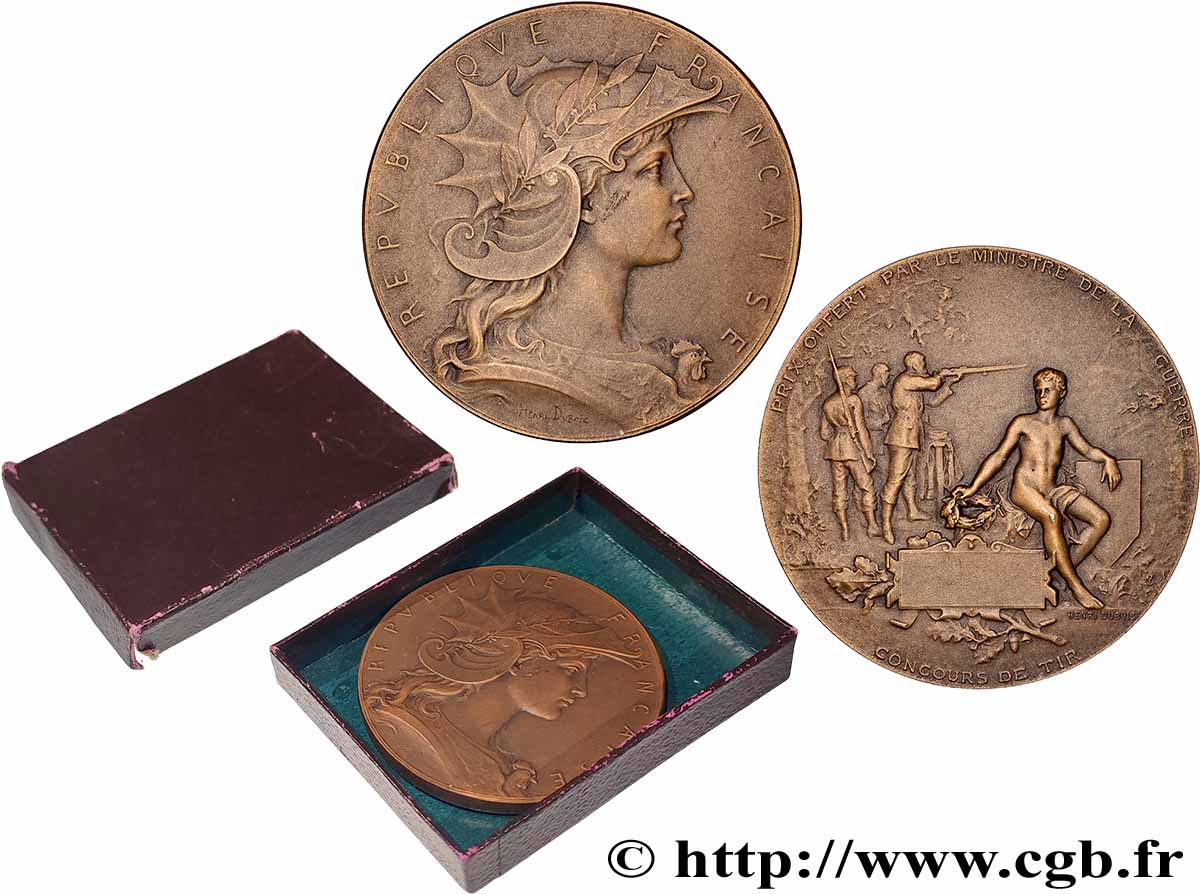 TROISIÈME RÉPUBLIQUE Médaille, Concours de tir TTB+/SUP