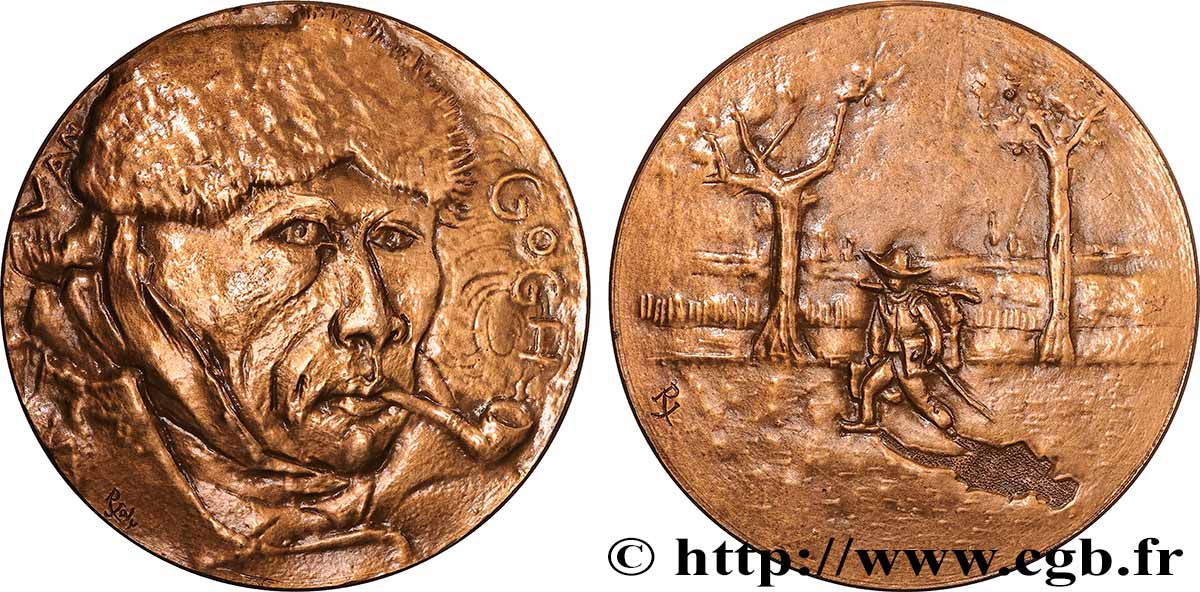 ARTISTES : GRAVEURS, PEINTRES, SCULPTEURS, DESSINATEURS Médaille, Van Gogh SUP