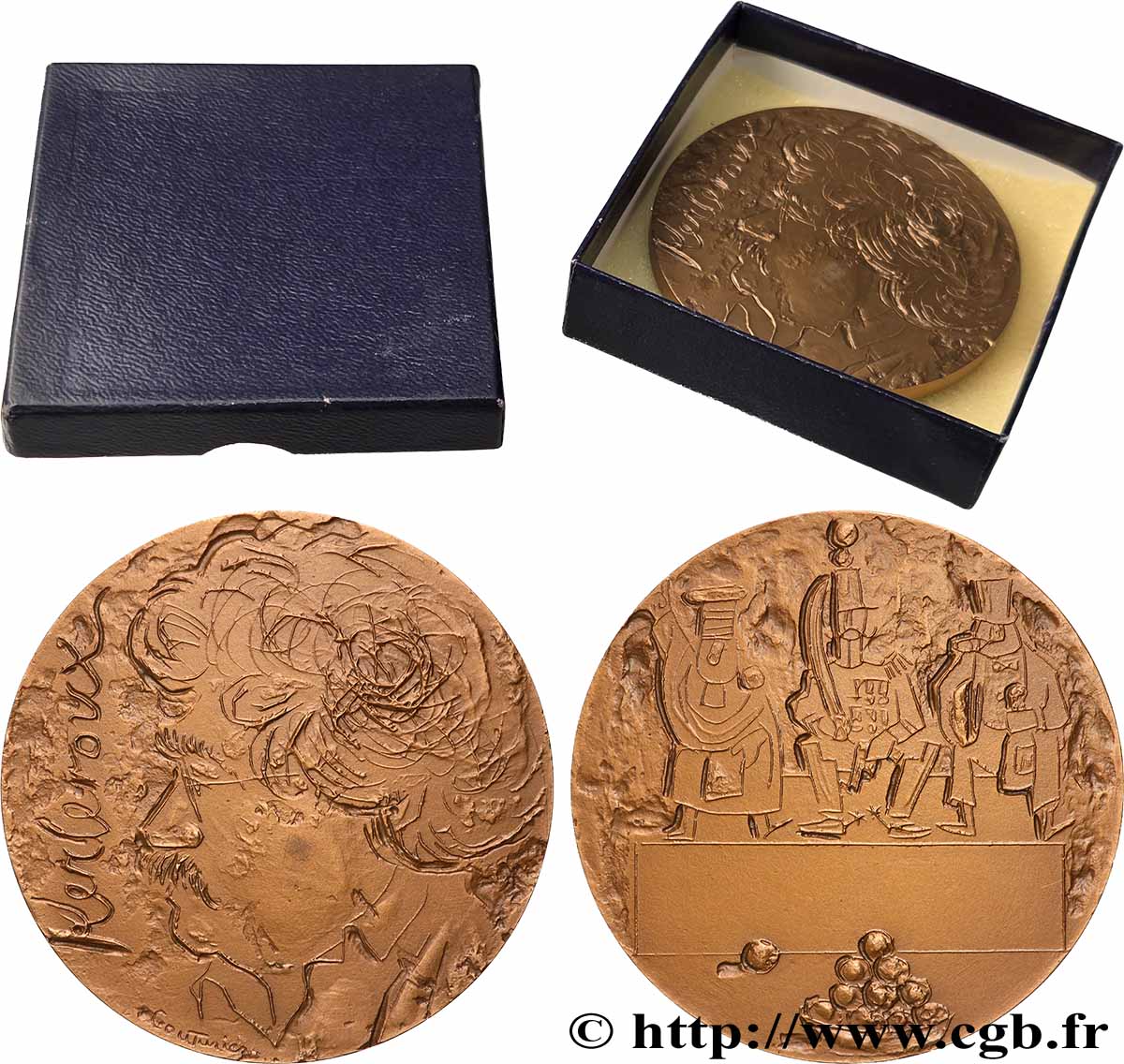 ARTISTES : GRAVEURS, PEINTRES, SCULPTEURS, DESSINATEURS Médaille, Kerleroux SUP