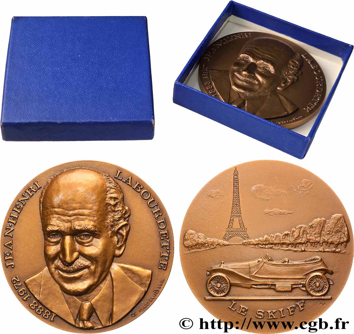 CINQUIÈME RÉPUBLIQUE Médaille, Jean Henri-Labourdette SUP