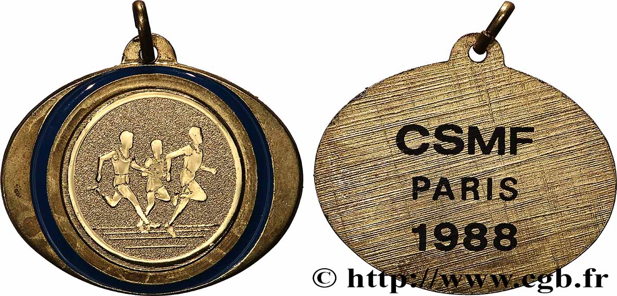 CINQUIÈME RÉPUBLIQUE Médaille, Course TTB+