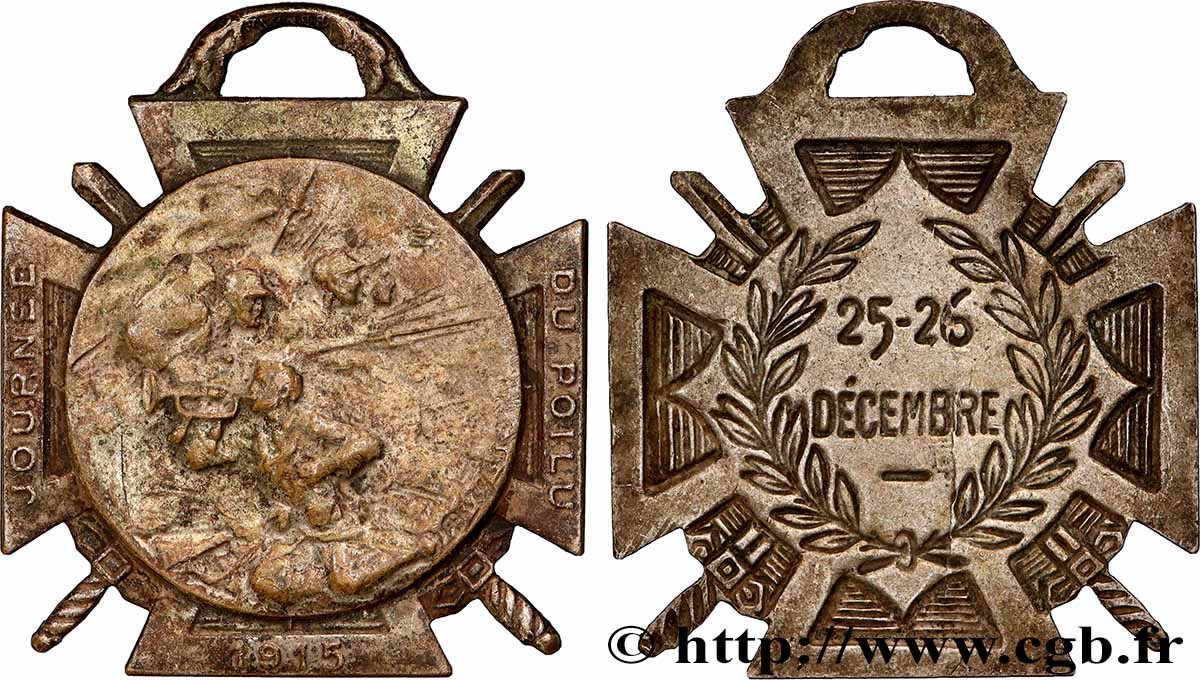 TROISIÈME RÉPUBLIQUE Médaille, Journée du Poilu TTB+