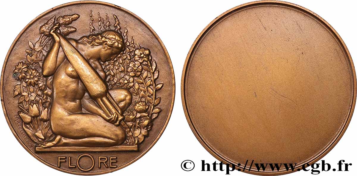 ÉTAT FRANÇAIS Médaille, Flore TTB+
