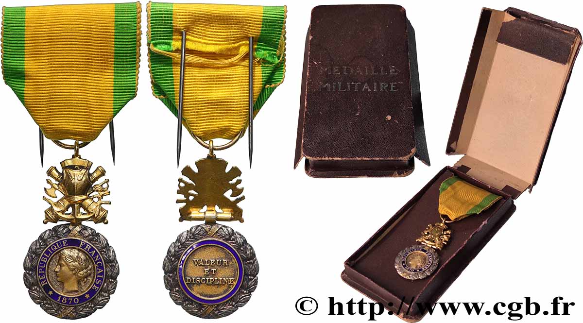 DRITTE FRANZOSISCHE REPUBLIK Médaille militaire, sous-officier fVZ