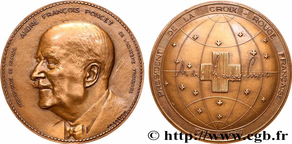 POLITIQUE ET POLITICIENS Médaille, André François-Poncet SPL