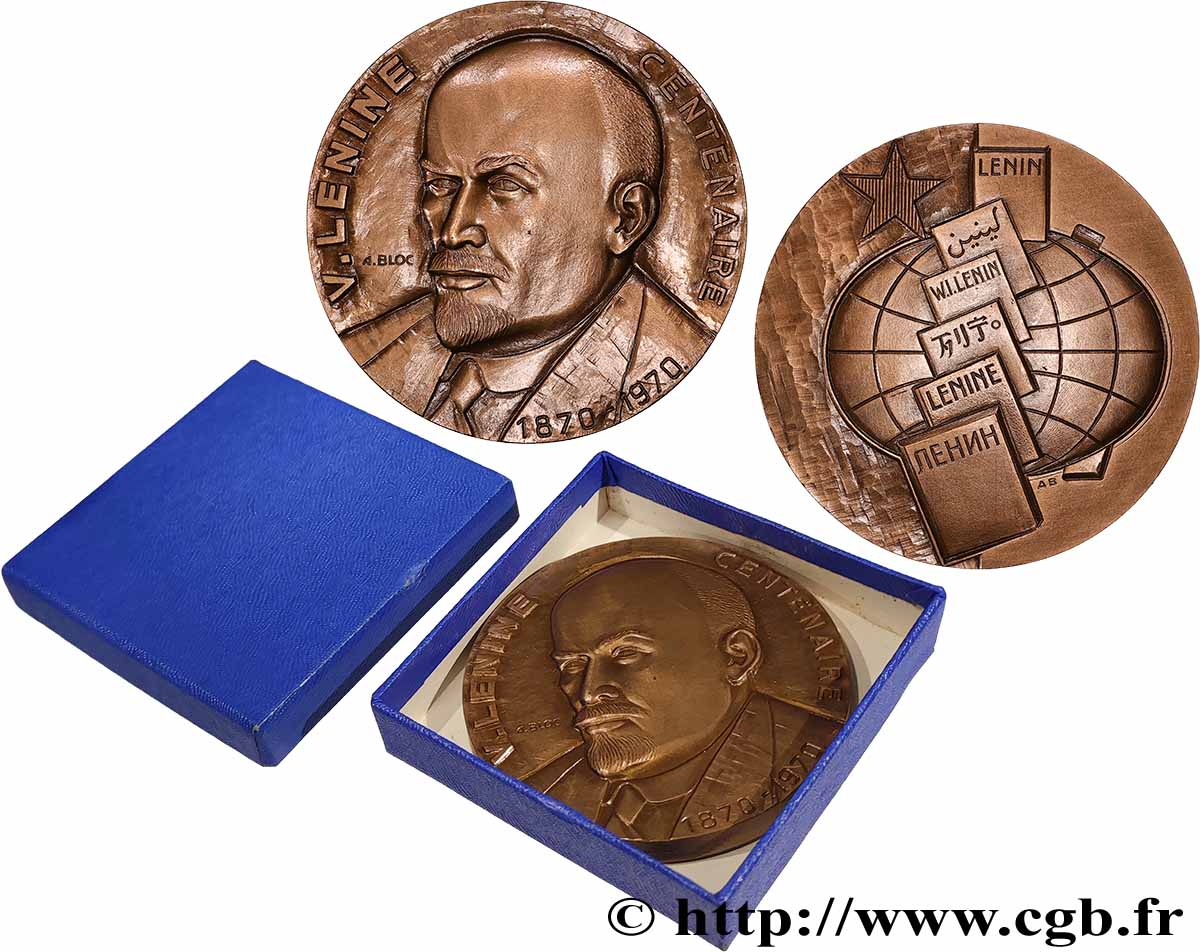 RUSSIE - UNION SOVIÉTIQUE Médaille, Centenaire de Lénine SUP