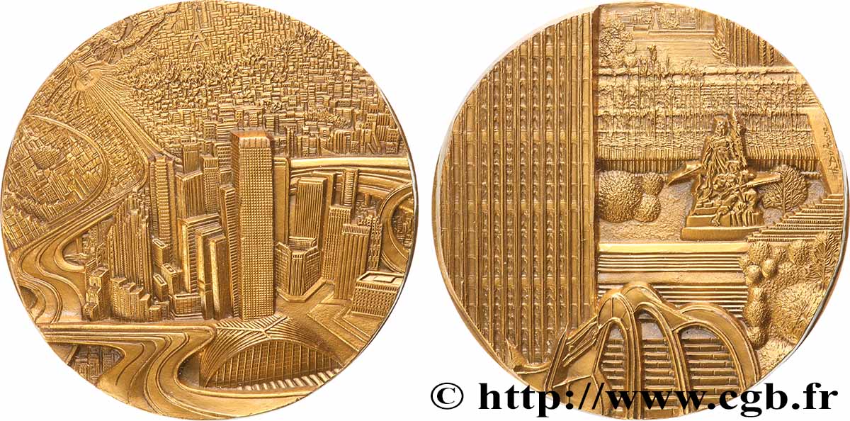 V REPUBLIC Médaille, La Défense AU