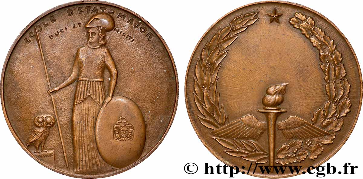 IV REPUBLIC Médaille, École d’Etat-Major AU