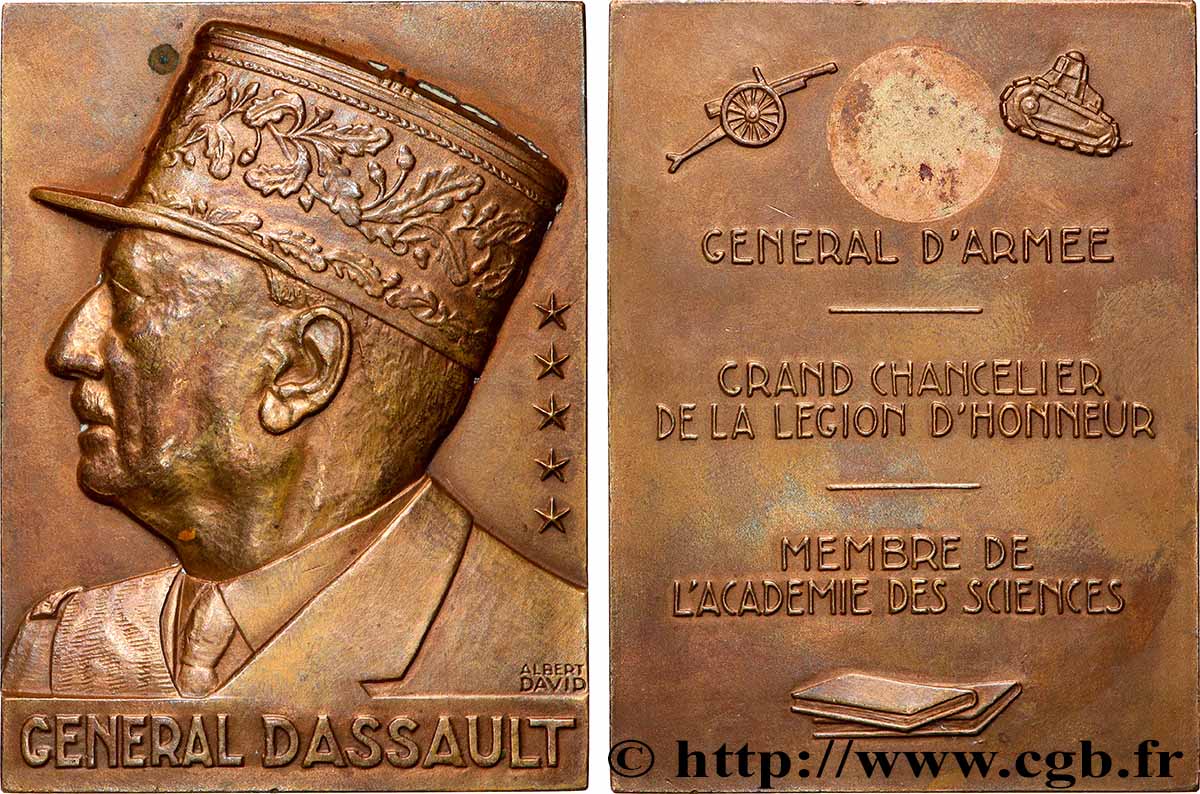 CUARTA REPUBLICA FRANCESA Plaquette, Général Dassault MBC+