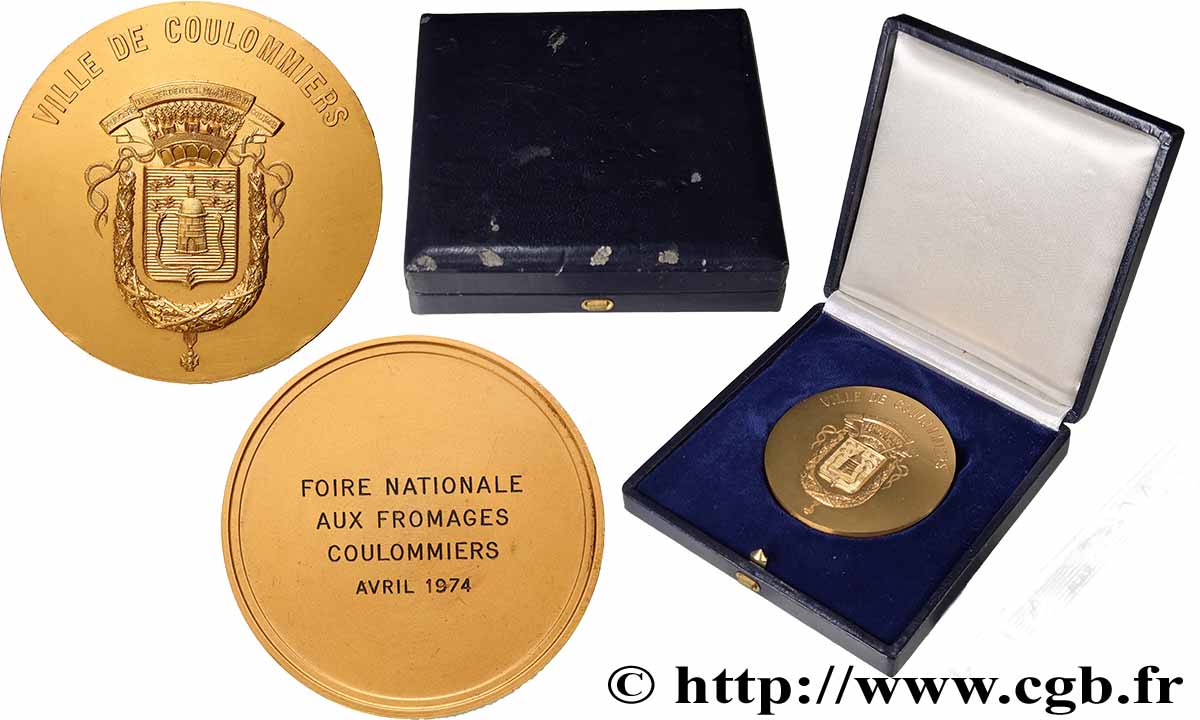 FUNFTE FRANZOSISCHE REPUBLIK Médaille, Ville de Coulommiers fVZ