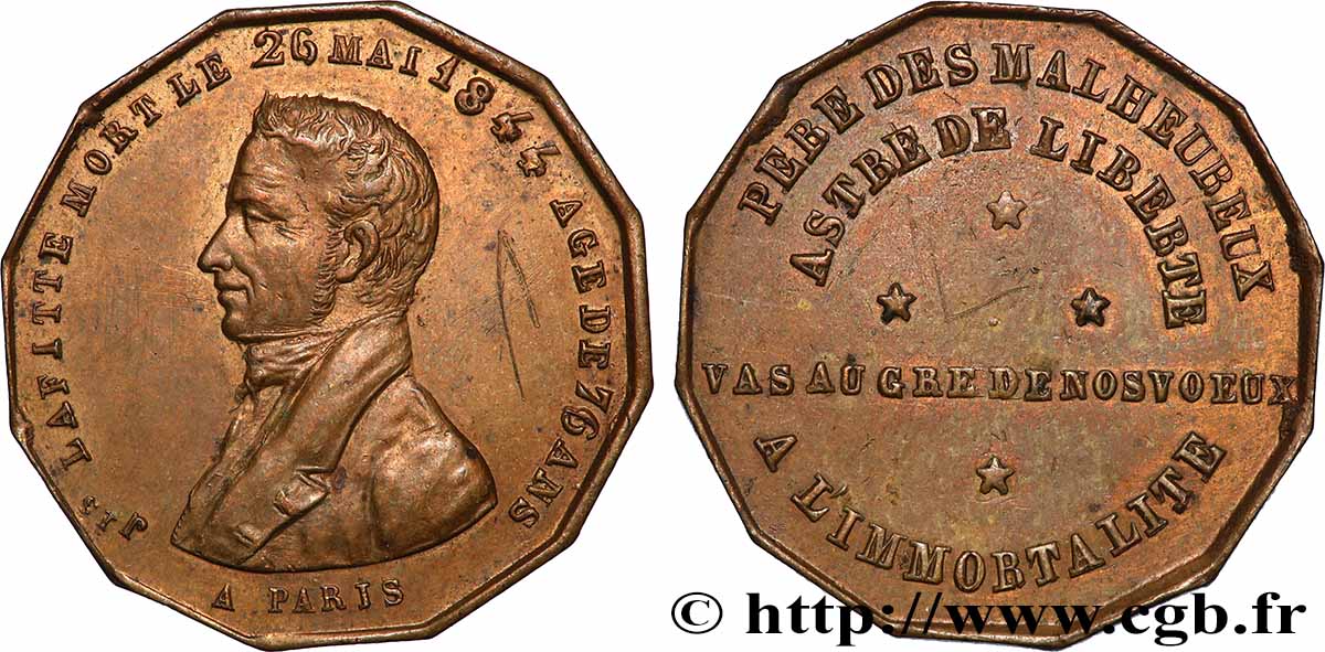 LOUIS-PHILIPPE I Médaillette, In memoriam Jacques Lafitte AU