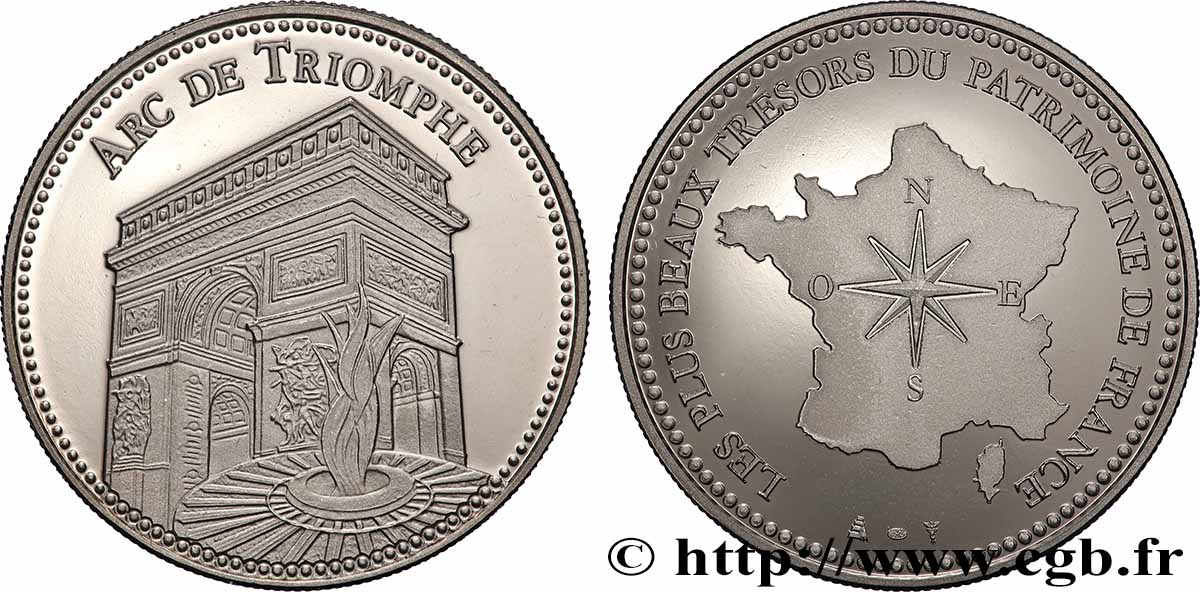 BUILDINGS AND HISTORY Médaille, Arc de Triomphe VZ
