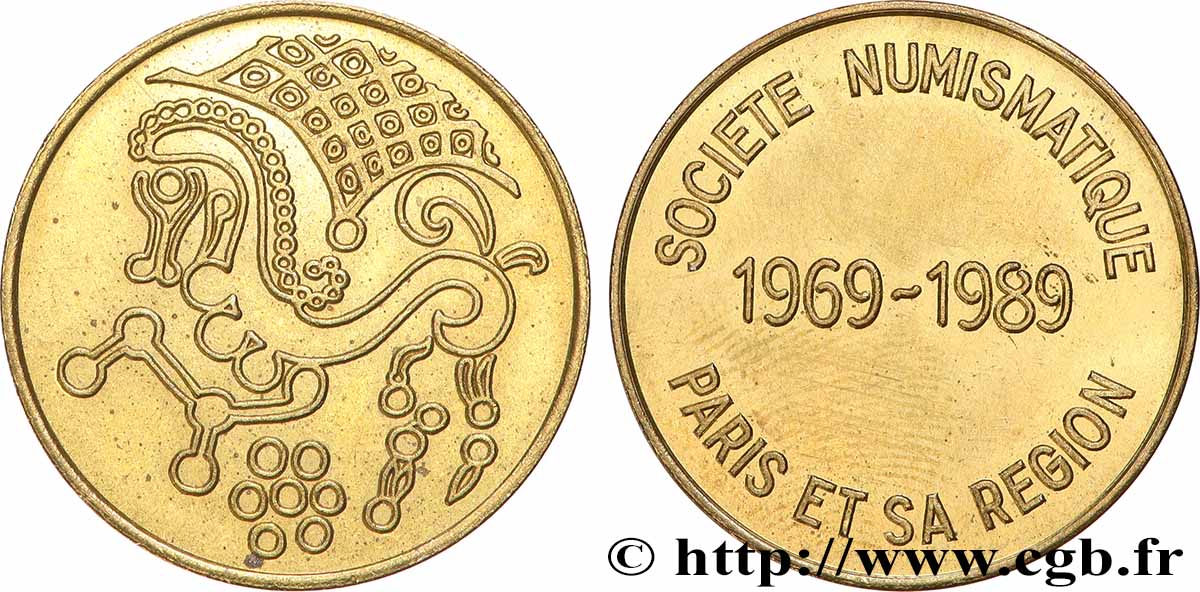 FUNFTE FRANZOSISCHE REPUBLIK Médaille, Société numismatique de Paris-région fVZ