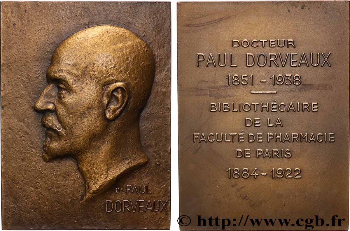 SCIENCES & SCIENTIFIQUES Plaquette, Docteur Paul Dorveaux SUP