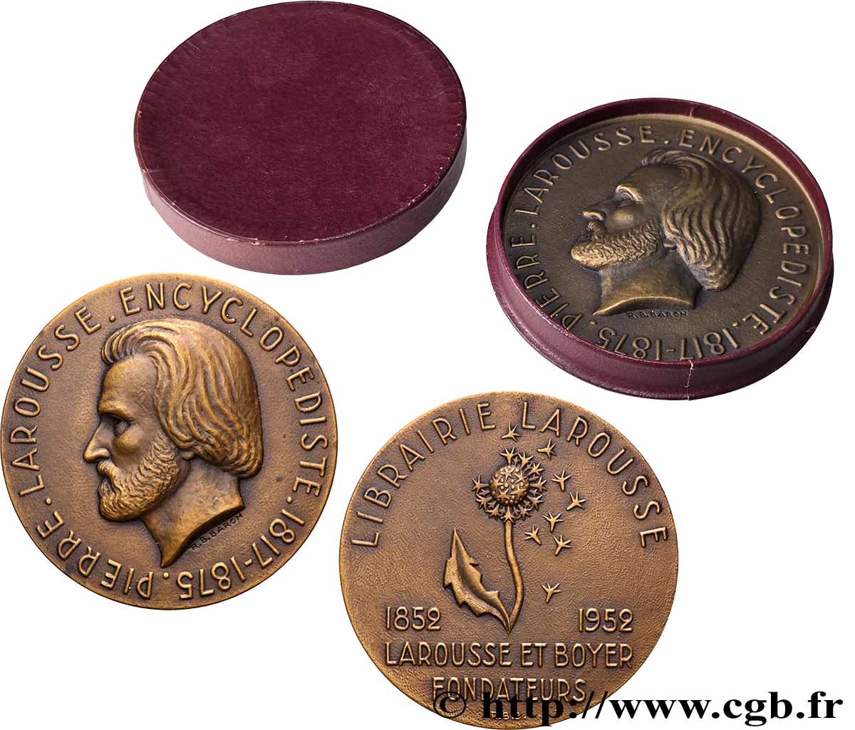 LITTÉRATURE : ÉCRIVAINS/ÉCRIVAINES - POÈTES Médaille, Pierre Larousse SUP