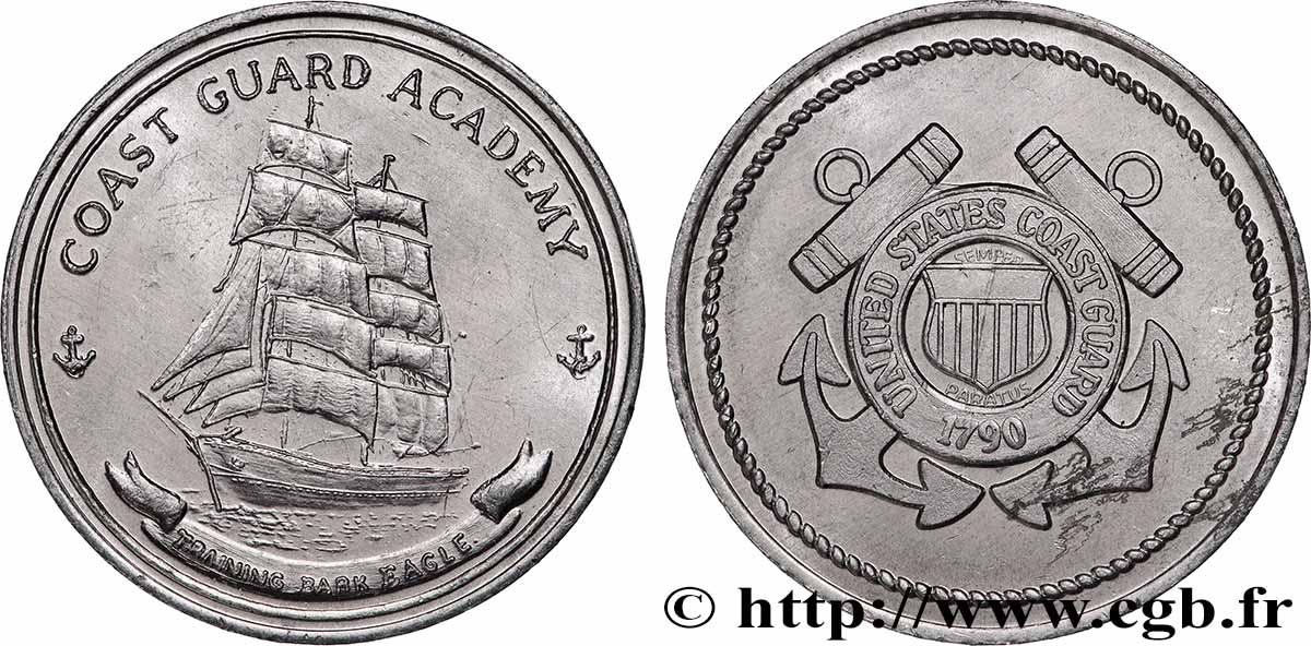 UNITED STATES OF AMERICA Médaille, Garde côtière des États-Unis AU
