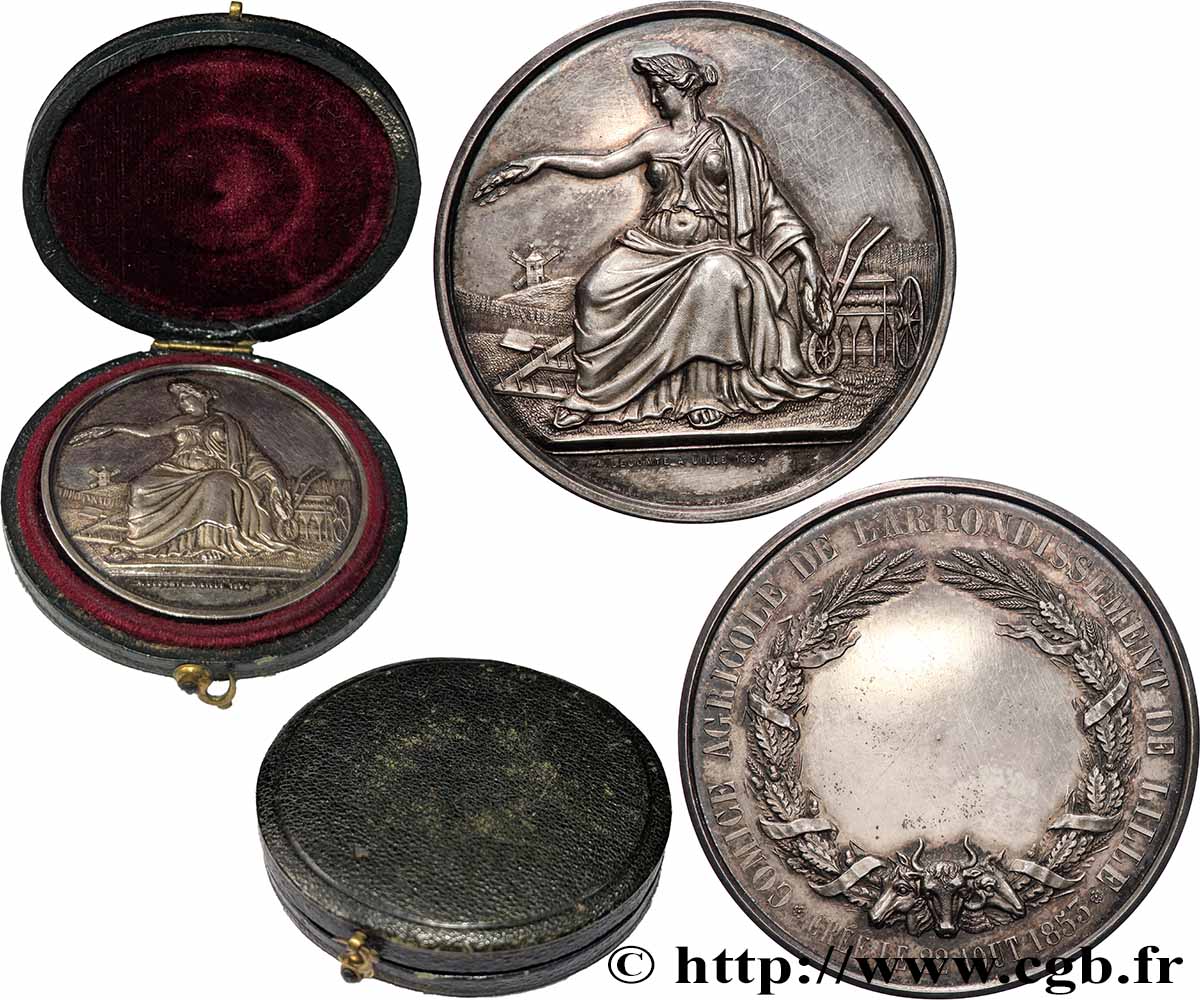 III REPUBLIC Médaille, Comice Agricole AU