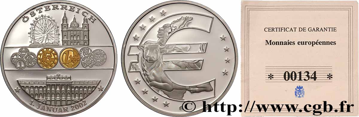 EUROPA Médaille, Autriche BE