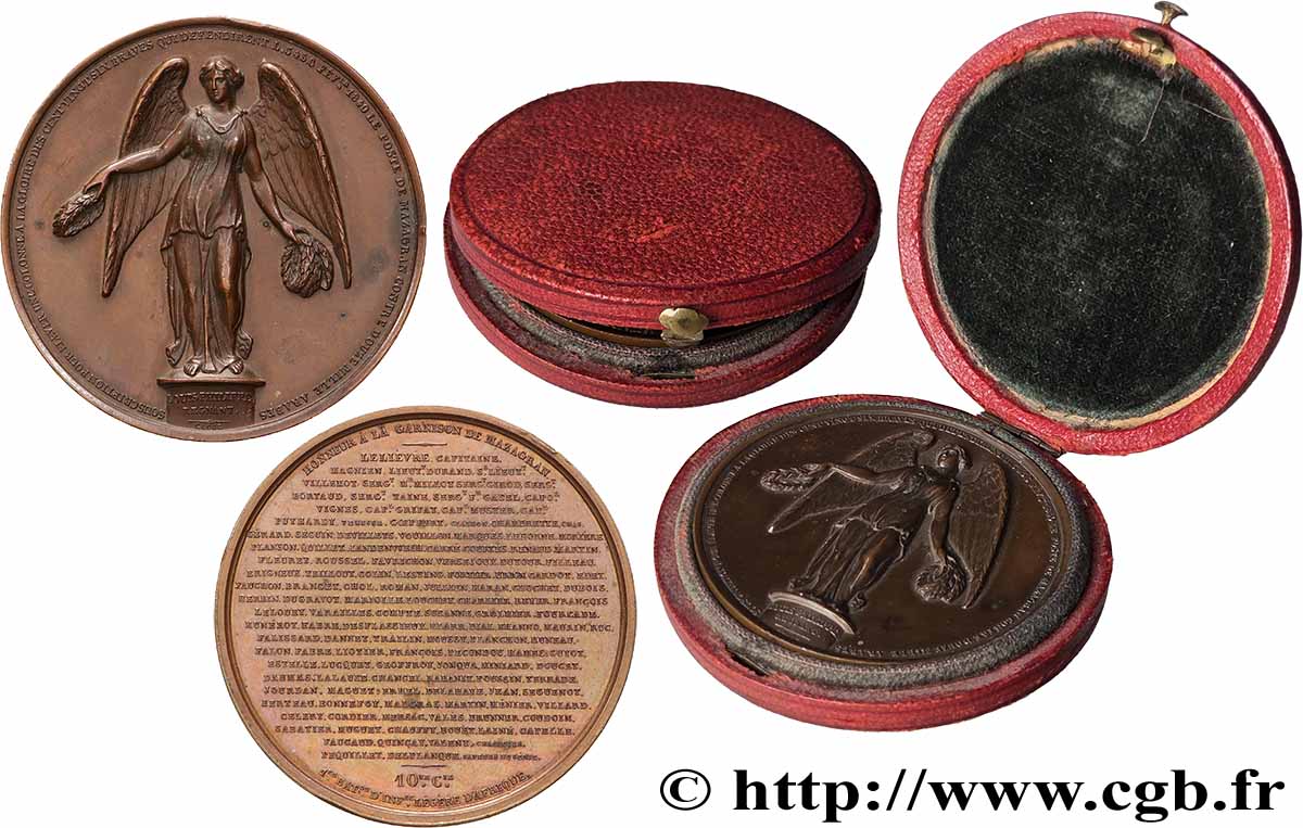 ALGÉRIE - LOUIS PHILIPPE Médaille, Défense de Mazagran SUP