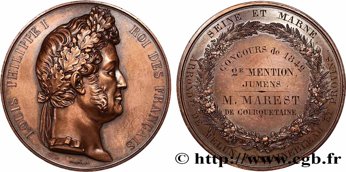 LUDWIG PHILIPP I Médaille, Concours, 2e mention fVZ