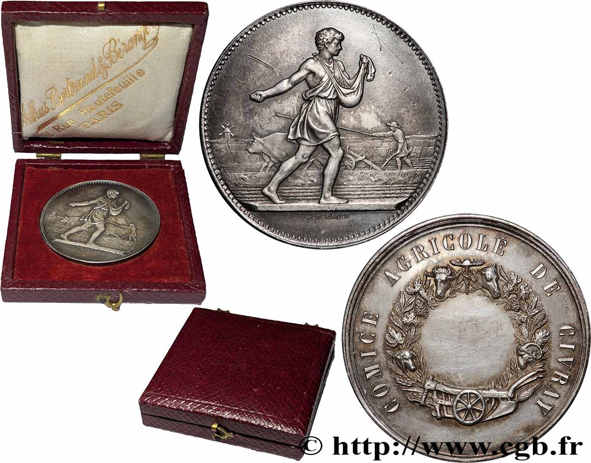 III REPUBLIC Médaille, Comice agricole AU