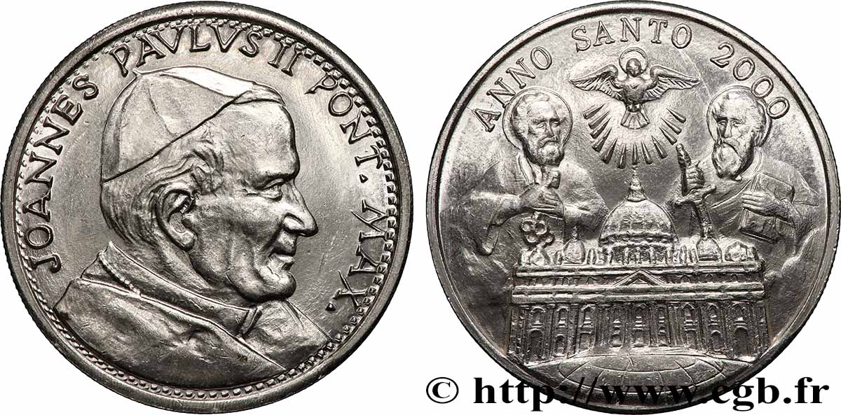 JOHN-PAUL II (Karol Wojtyla) Médaille, Année sainte AU
