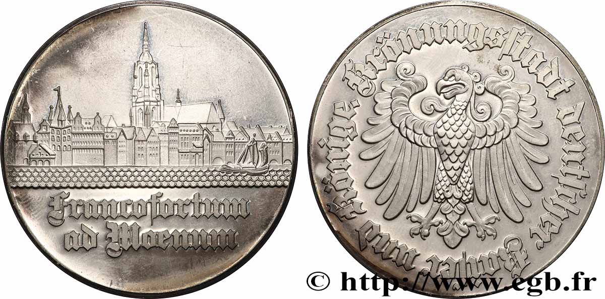 GERMANY Médaille, Francfort-sur-le-Main Proof set