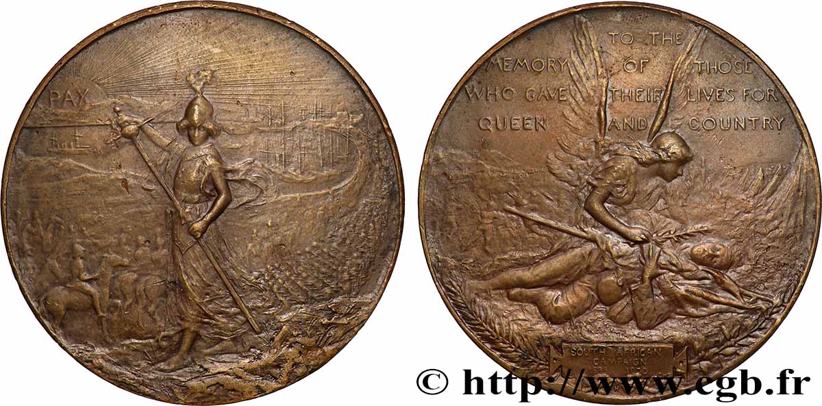 SOUTH AFRICA - REPUBLIC - PRESIDENT KRUGER Médaille, Campagne d’Afrique du Sud  AU