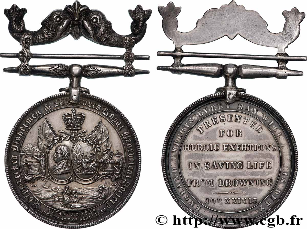 SUDAFRICA Médaille, Sauvetage, Shipwrecked fishermen & Mariners royal benevolent Society q.SPL