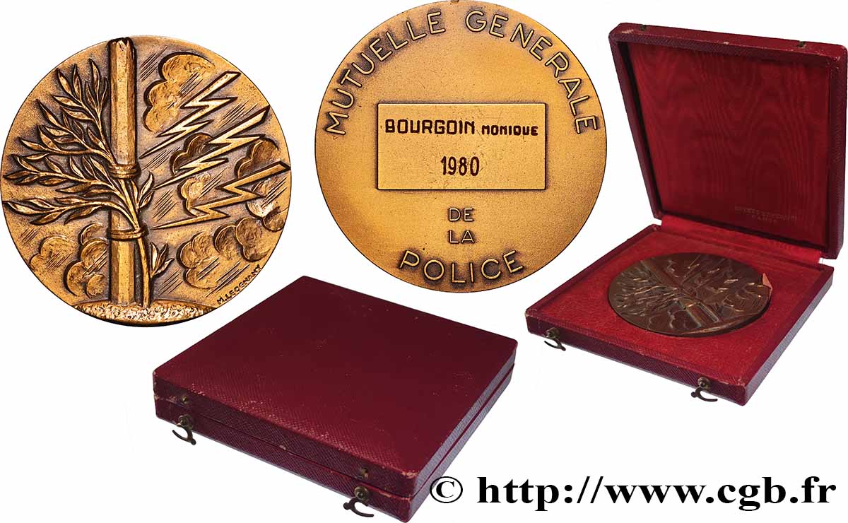LES ASSURANCES Médaille, Mutuelle générale de la police nationale SPL