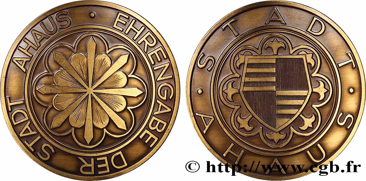 GERMANY Médaille, Don honoraire de la ville d’Ahaus AU