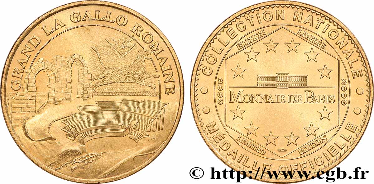 TOURISTIC MEDALS Médaille touristique, Site archéologique de Grand AU
