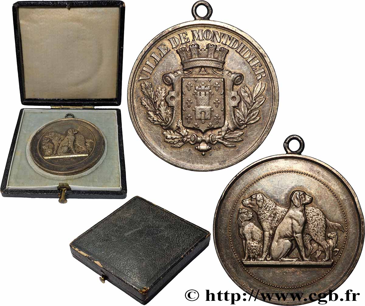 III REPUBLIC Médaille, Montdidier AU