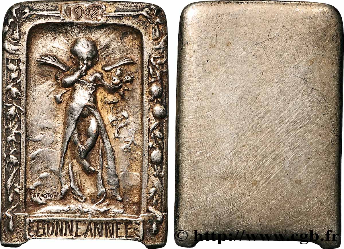 III REPUBLIC Plaquette, Bonne année AU