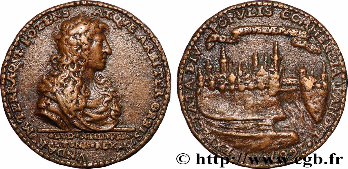 LOUIS XIV &nbsp;THE SUN KING&nbsp; Fonte, Canal du Languedoc q.SPL