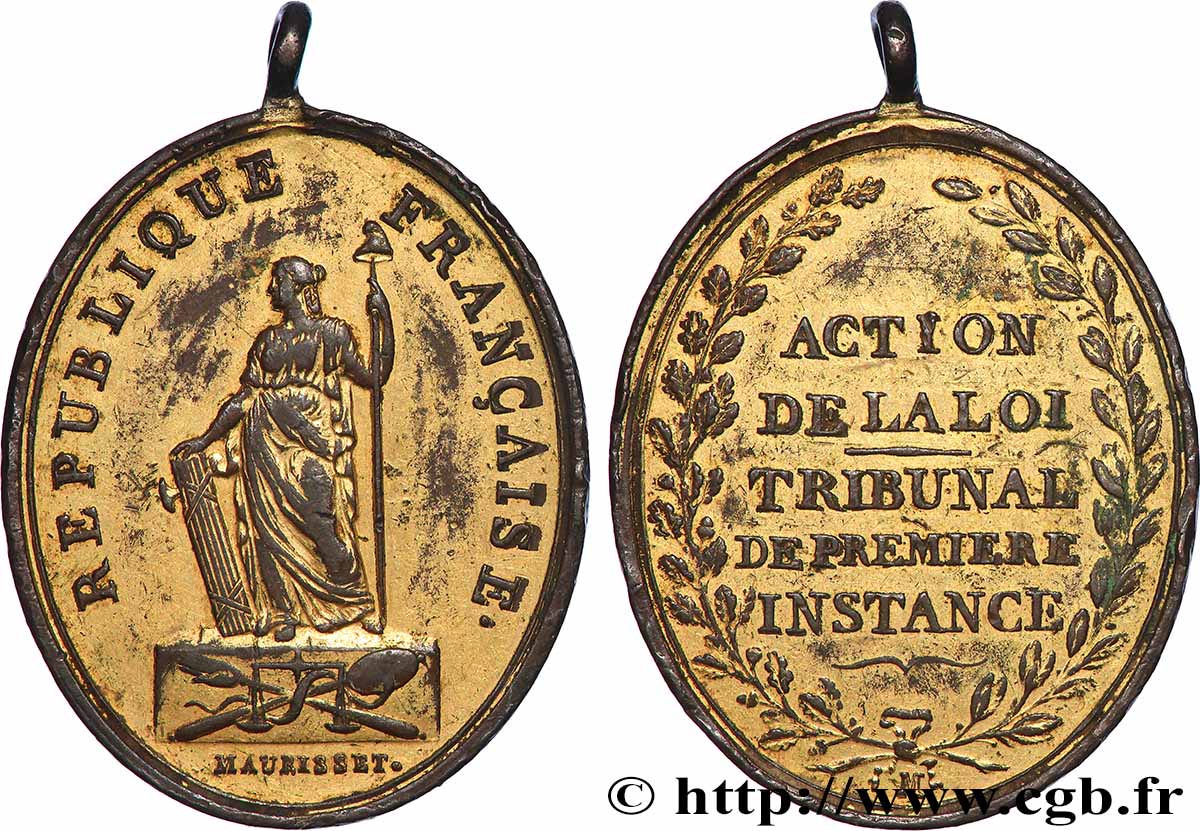 DROIT ET JURIDIQUE Médaille, Tribunal de première instance, Action de la loi TTB