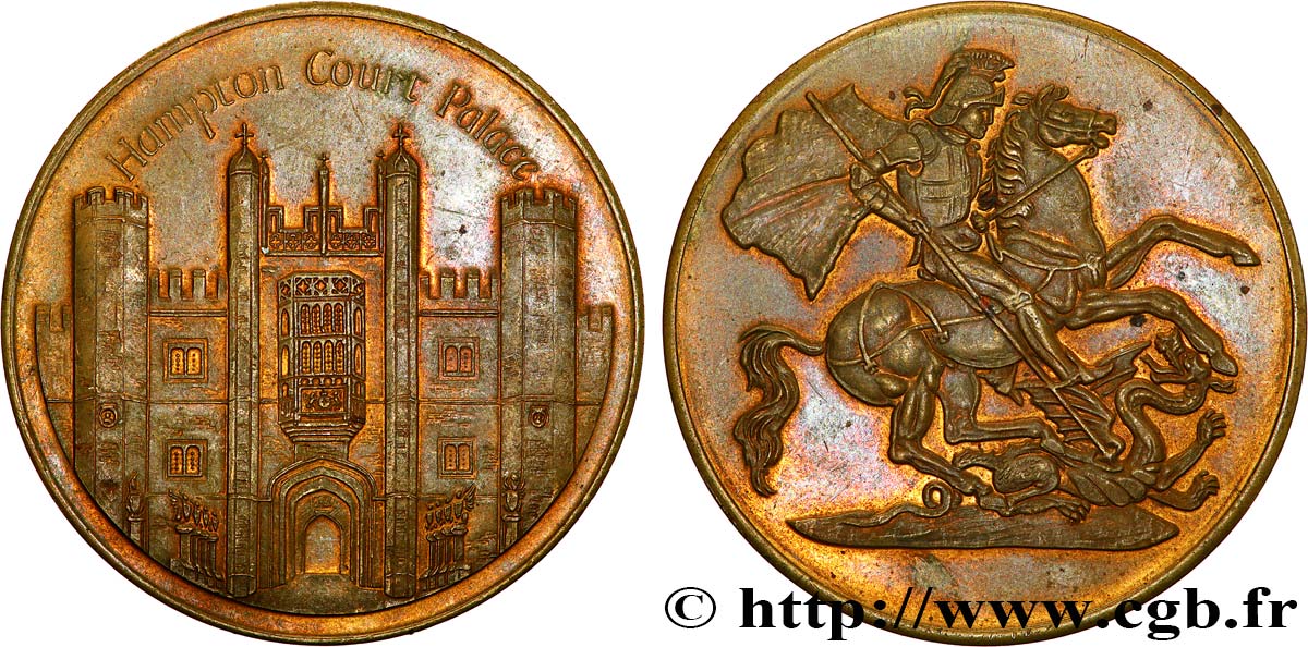 UNITED KINGDOM Médaille, Hampton Court Palace XF