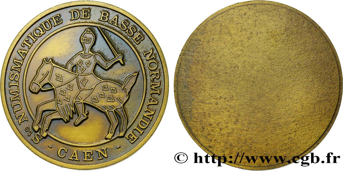 CINQUIÈME RÉPUBLIQUE Médaille de la Société Numismatique de Caen SUP