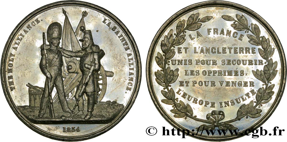 SECONDO IMPERO FRANCESE Médaille de la Sainte Alliance MS
