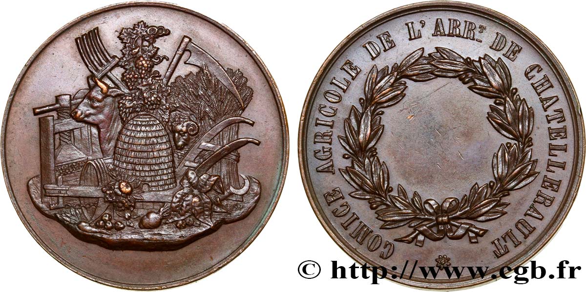 DRITTE FRANZOSISCHE REPUBLIK Médaille de Comice Agricole fVZ