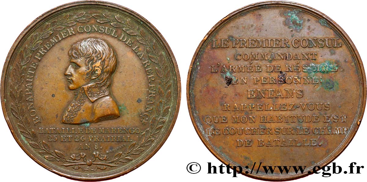 FRANZOSISCHES KONSULAT Médaille, Bataille de Marengo SS